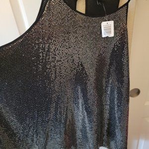 Black and silver Party top.